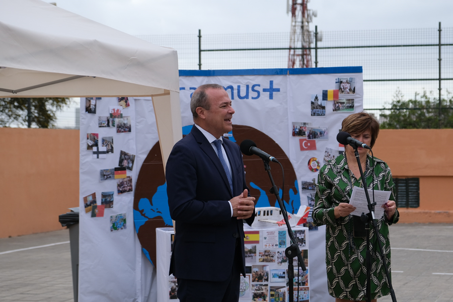 Hidalgo inaugura en el CEIP Federico García Lorca el encuentro del proyecto Erasmus+ 'The Final Countdown' en el que participan 6 países europeos