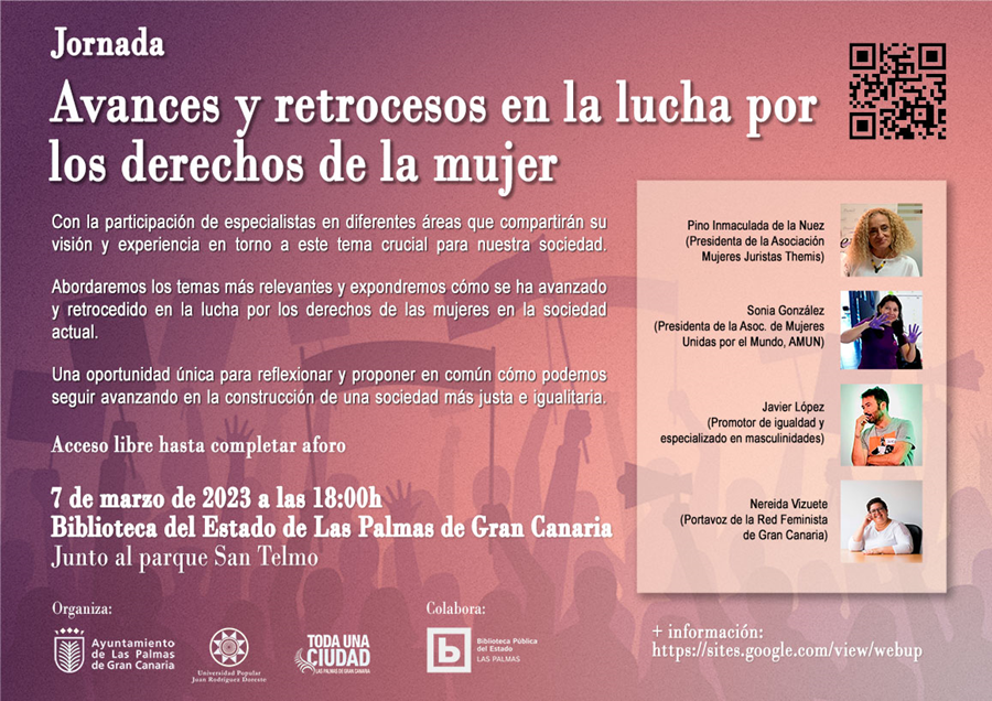 La Universidad Popular organiza una jornada que analizará la lucha por los derechos de las mujeres para conmemorar el Día Internacional de la Mujer