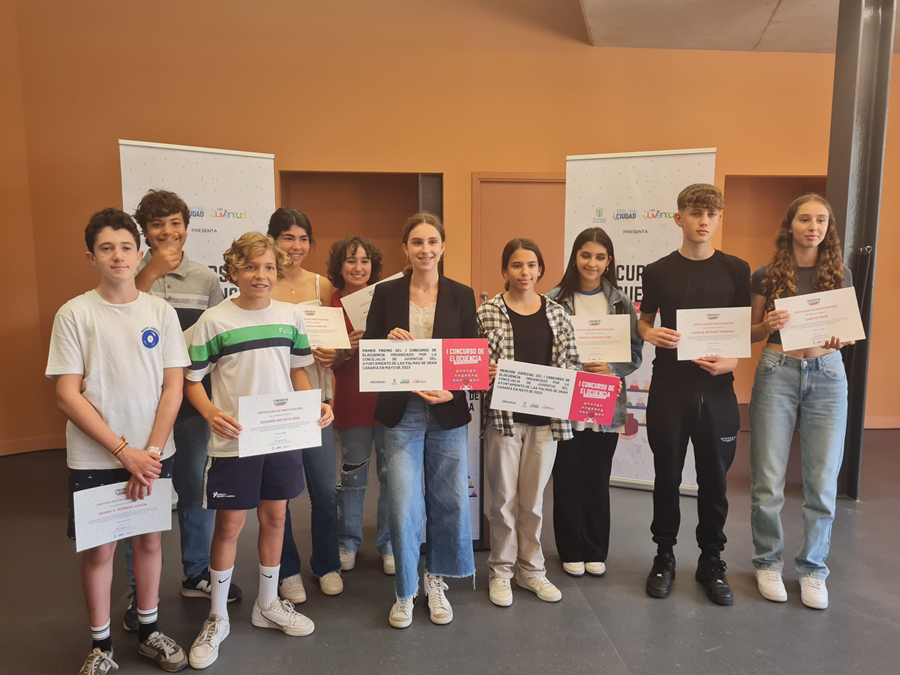 Dos alumnas de 3º de la ESO del IES La Minilla y del Colegio Heidelberg ganan el I Concurso de Elocuencia