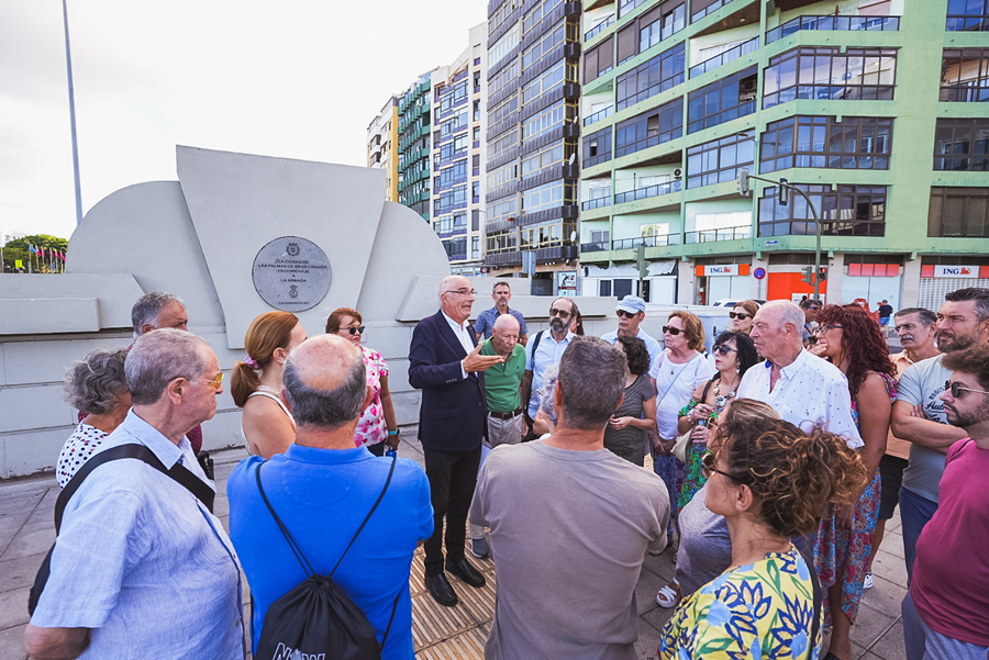 La Concejalía de Movilidad organiza un paseo peatonal guiado por las calles del barrio de Las Alcaravaneras