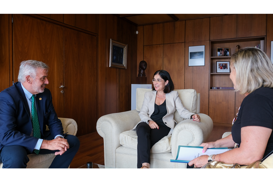 La alcaldesa mantiene un encuentro con el rector de la ULPGC para impulsar proyectos de colaboración