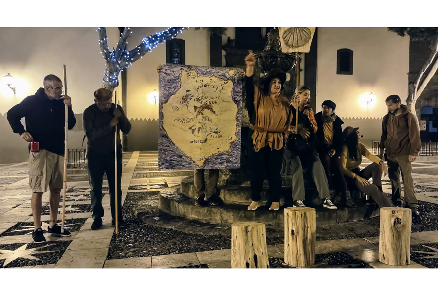 La plaza de Santo Domingo acoge este sábado la ruta de teatro itinerante Buen Camino