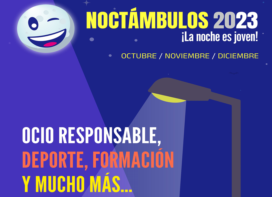 El Ayuntamiento abre la inscripción para 'Noctámbulos', una veintena de actividades para fomentar el ocio nocturno saludable en la juventud