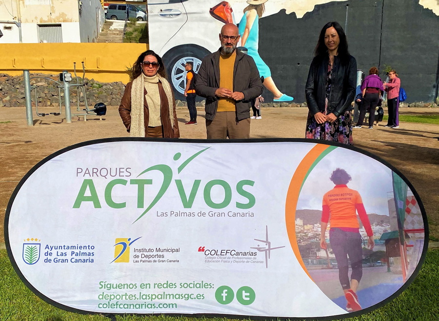 El IMD y Colef Canarias reanudan el programa 'Parques Activos' en siete zonas de la ciudad y en Salto del Negro