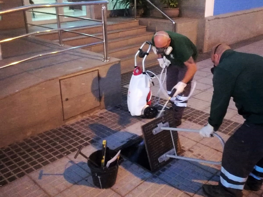 Salud Pública amplía el uso de la pintura blanca insecticida a la urbanización Sansofé
