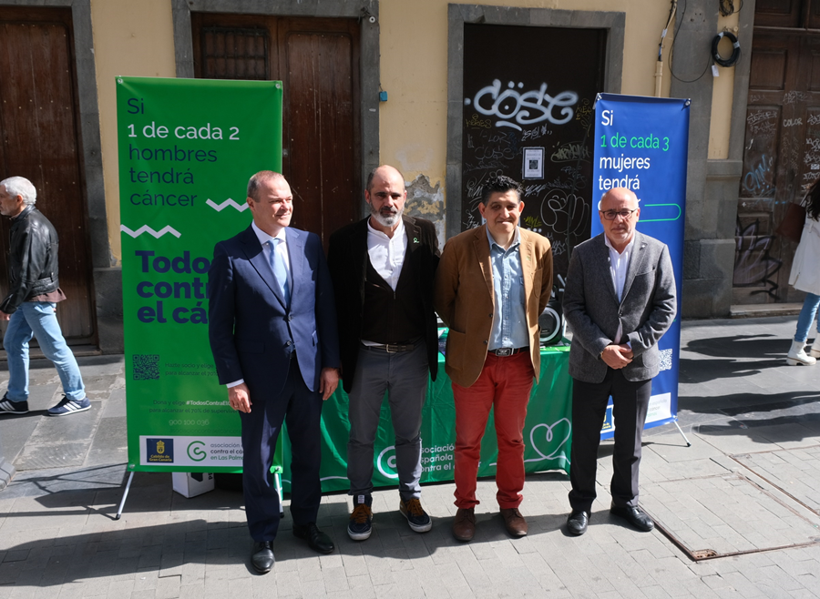 Las Palmas de Gran Canaria se suma a la iniciativa 'Todos contra el Cáncer' que promueve la AECC