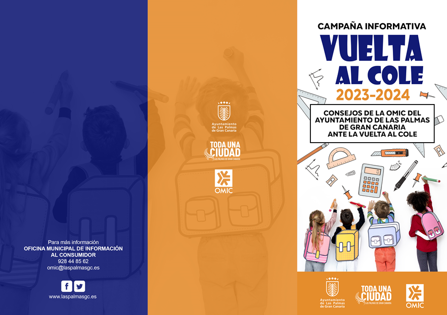 La OMIC lanza una campaña informativa para impulsar el consumo responsable y sostenible con motivo de la 'Vuelta al Cole'