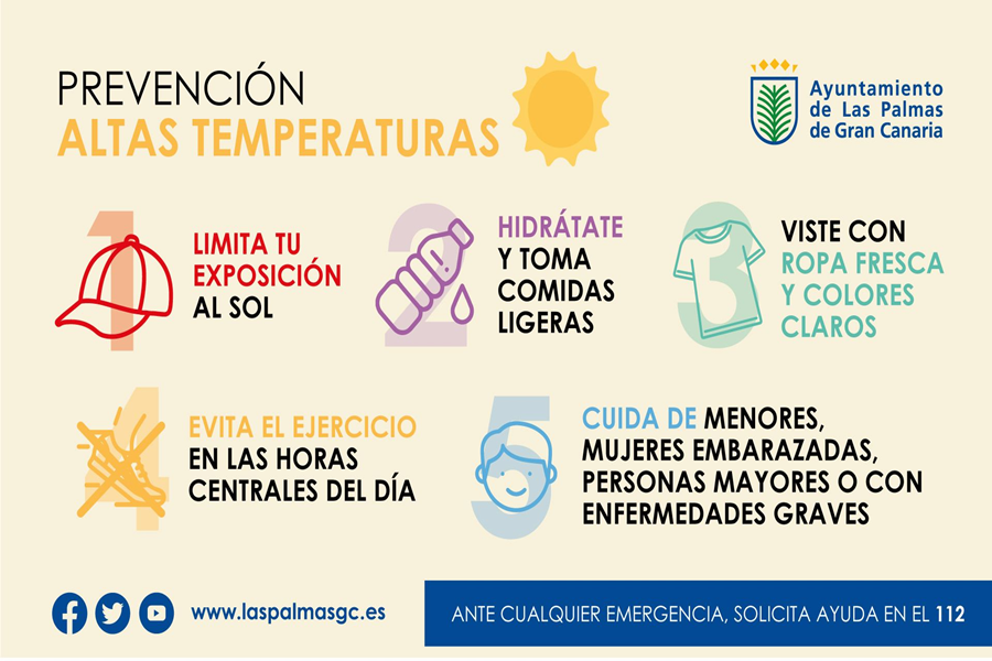 El Ayuntamiento inicia una campaña para proteger a la ciudadanía frente al calor