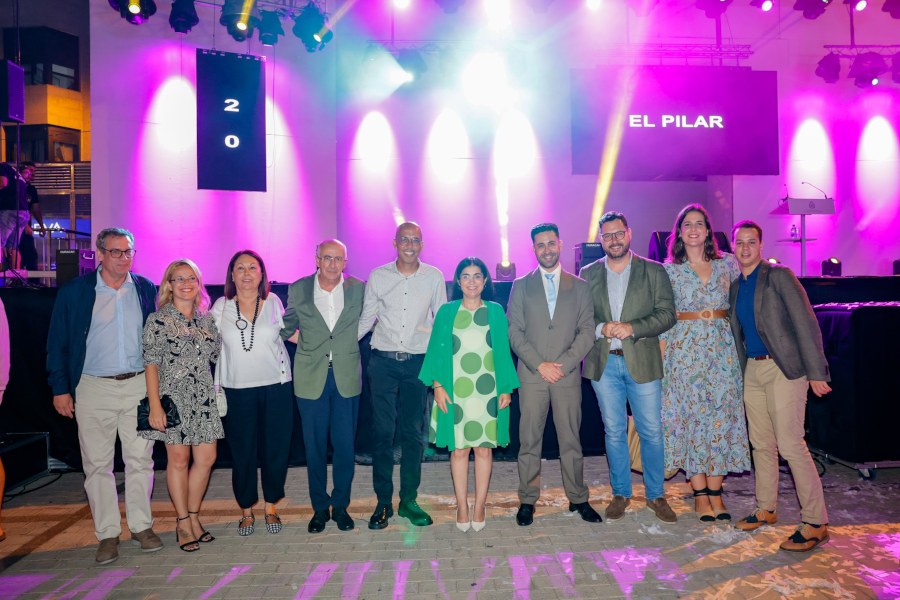 Darias inaugura las Fiestas del Pilar destacando Guanarteme como referente de la vecindad compartida, educación y cultura