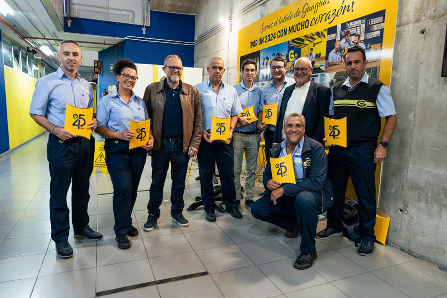 Guaguas Municipales celebra el 45 aniversario de su municipalización con un registro histórico de viajeros en sus líneas