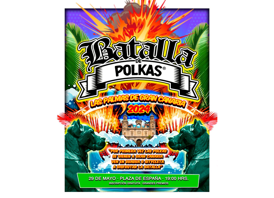 La Concejalía de Movilidad organiza una 'Batalla de Polkas' para celebrar el Día de Canarias