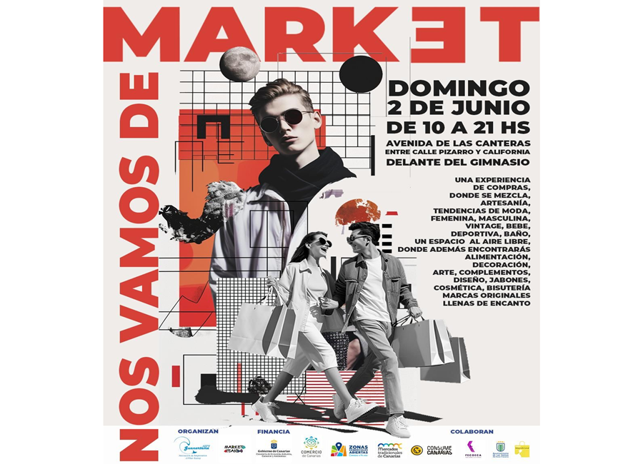 El área de Desarrollo Local impulsa la feria comercial 'Nos vamos de Market' en Las Canteras