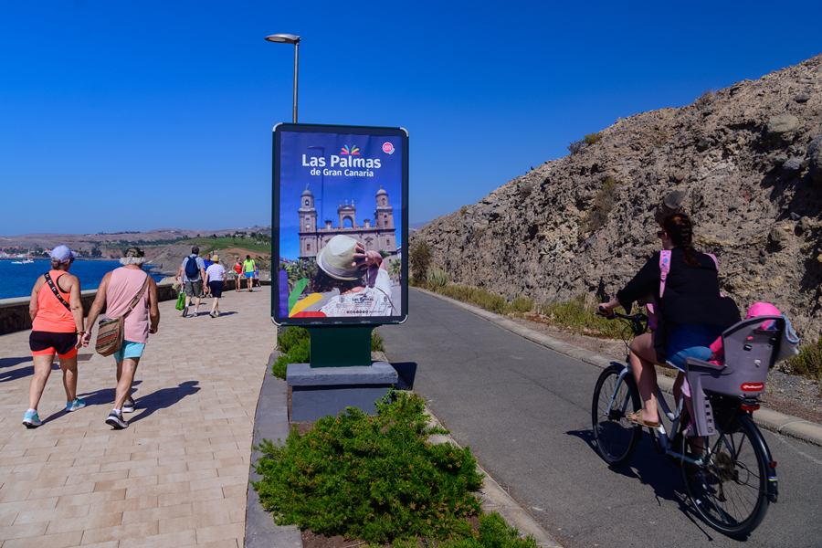 Las Palmas de Gran Canaria se promociona como destino urbano en las zonas turísticas del sur de Gran Canaria