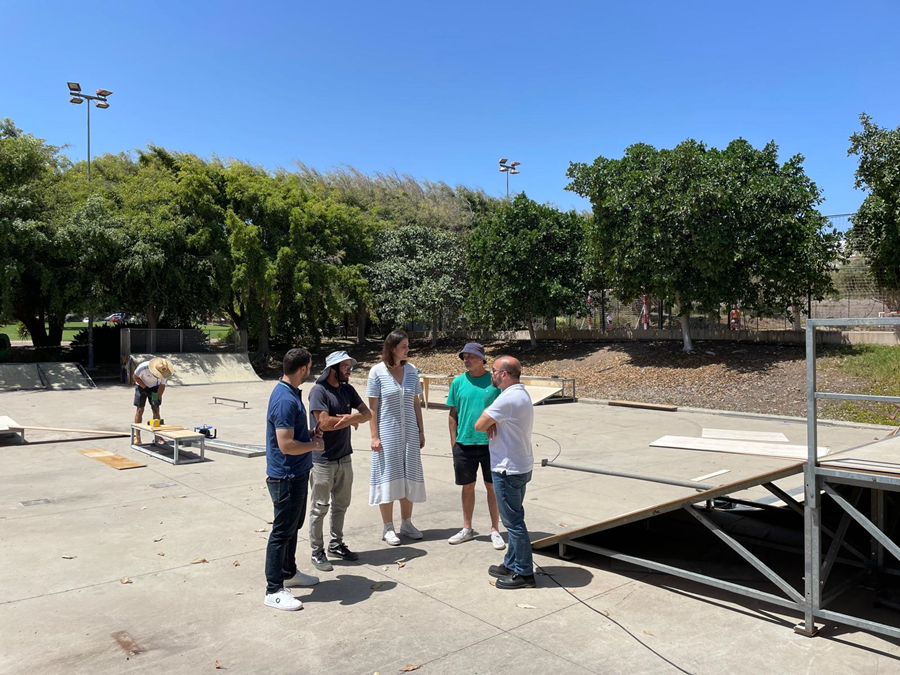 El Ayuntamiento inicia la instalación de la nueva zona de skate en La Mayordomía