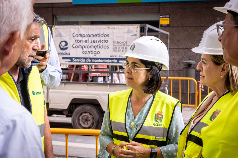 Las obras en la calle Juan Manuel Durán González avanzan con una ejecución de más del 80%