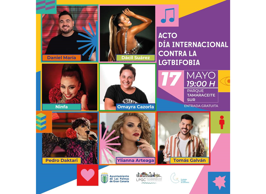 La ciudad celebra el Día contra la LGTBIFobia con humor y música en el parque de Tamaraceite Sur