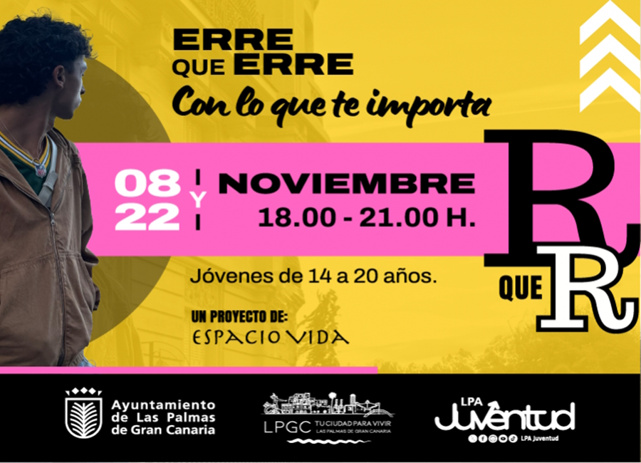 Juventud organiza las jornadas 'Erre que Erre' con charlas inspiradoras y espacios de reflexión para jóvenes