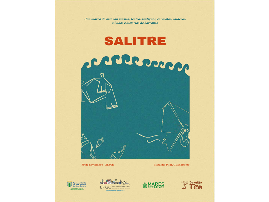 El Ayuntamiento recupera historias del pasado con 'Salitre', un espectáculo de teatro, música y poesía en Guanarteme