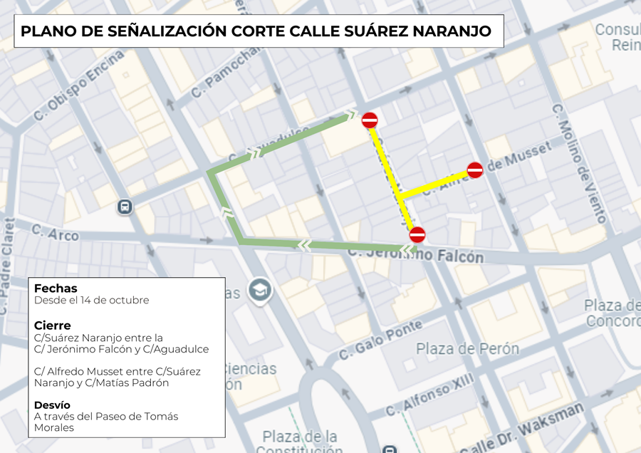 El Ayuntamiento comienza la renovación del saneamiento en la calle Suárez Naranjo