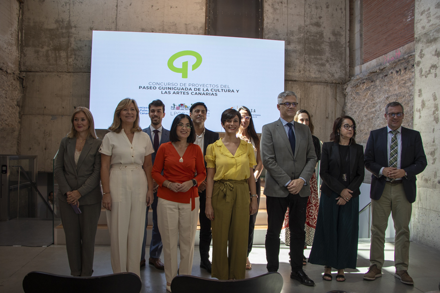 Darias expone en Madrid el concurso de proyectos del Paseo Guiniguada de la Cultura y las Artes Canarias