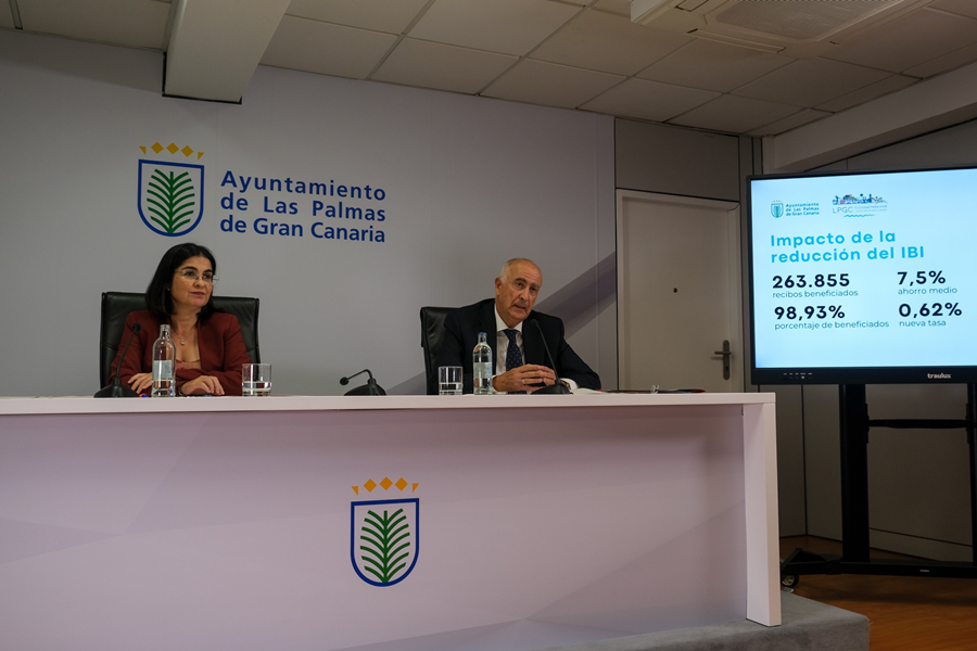 Darias anuncia una bajada del IBI desde el 1 de enero de 2025