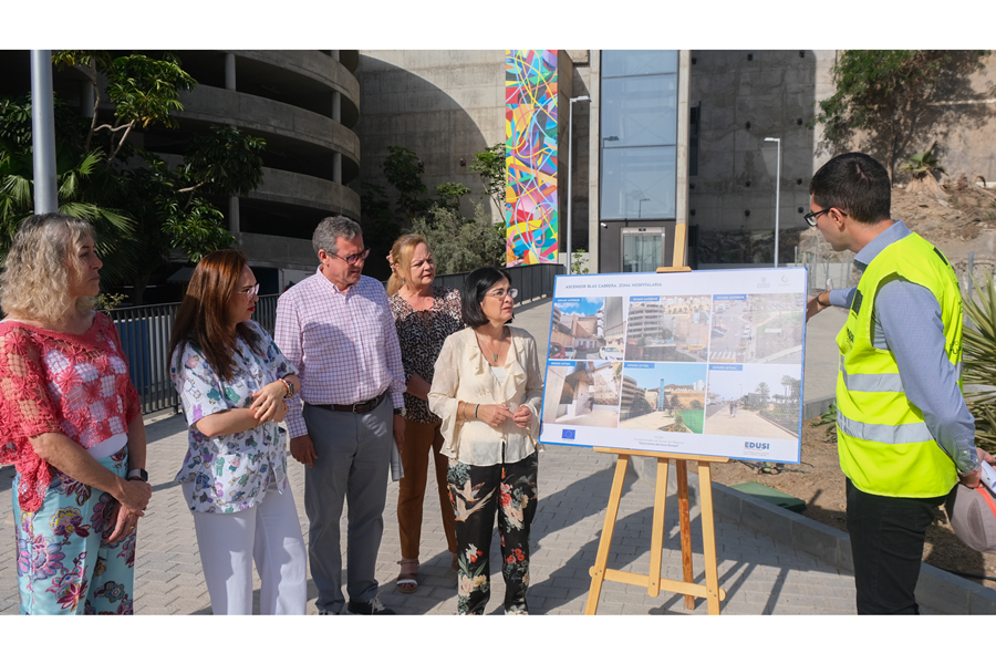 El Ayuntamiento abre al público el ascensor urbano que mejora la movilidad en el Cono Sur y la zona hospitalaria