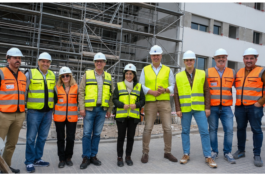 El Ayuntamiento avanza en la construcción de las primeras 148 viviendas del Plan de Reposición de Las Rehoyas