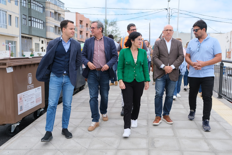 El Ayuntamiento culmina la obra de mejoras de la carretera de Los Tarahales