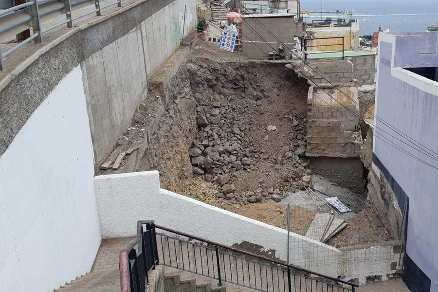 El Ayuntamiento licita la consolidación de un muro en la calle Nilo del barrio de San Nicolás