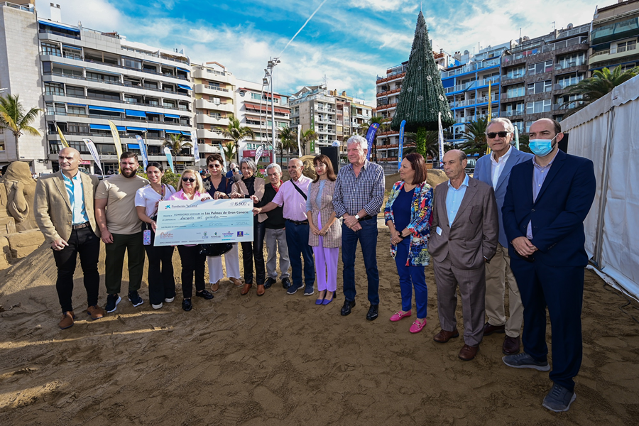 El 18º Belén de Arena de Las Palmas de Gran Canaria despide la Navidad en Las Canteras con más de 170.000 visitantes