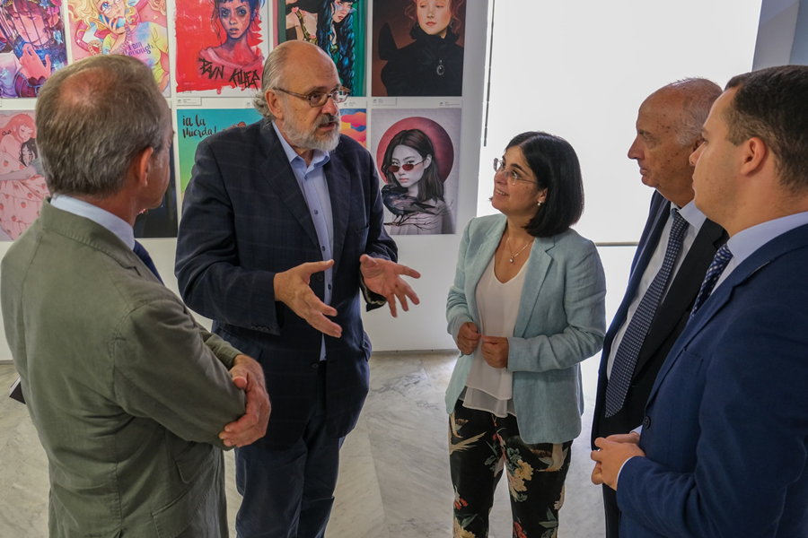 La ciudad acoge la obra de 105 artistas canarias con la exposición «Ilustradoras & Ilustradas»