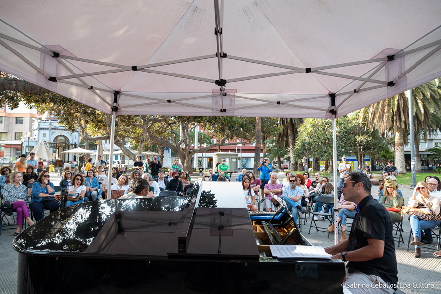 La ciudad celebra la fiesta del piano pospuesta por la lluvia