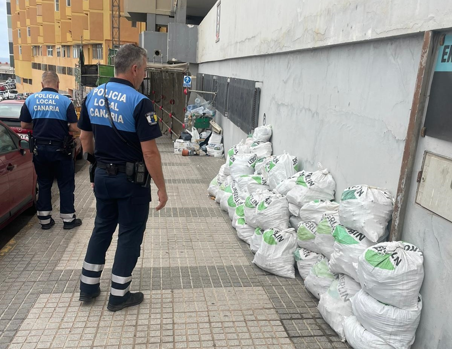 La Policía Local interpone 67 propuestas de sanción por vertidos incontrolados de residuos en los dos primeros meses del año