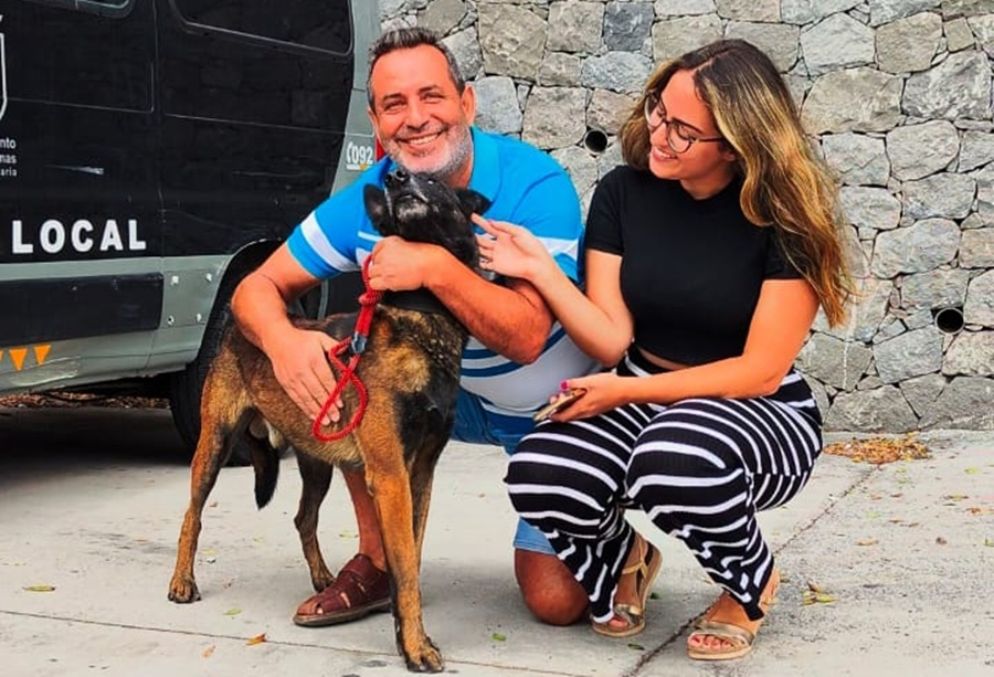 La Policía Local se despide de 'Seal', el pastor belga de la Unidad Canina que colaboró en la búsqueda de drogas