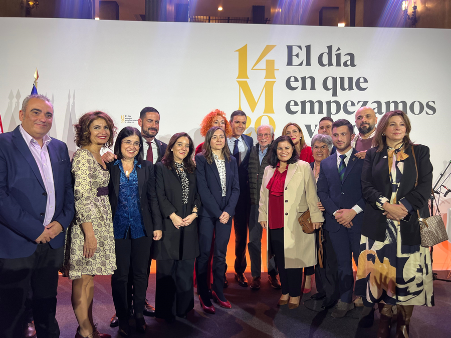 La alcaldesa Darias participa en el acto del Gobierno de España por el cuarto aniversario de la declaración de estado de alarma por la covid