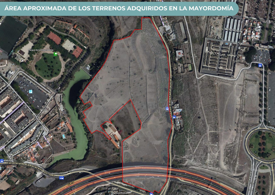El Ayuntamiento adquiere más de 75.000 metros cuadrados en La Mayordomía para el Corredor Verde Tamaraceite-Ciudad Alta