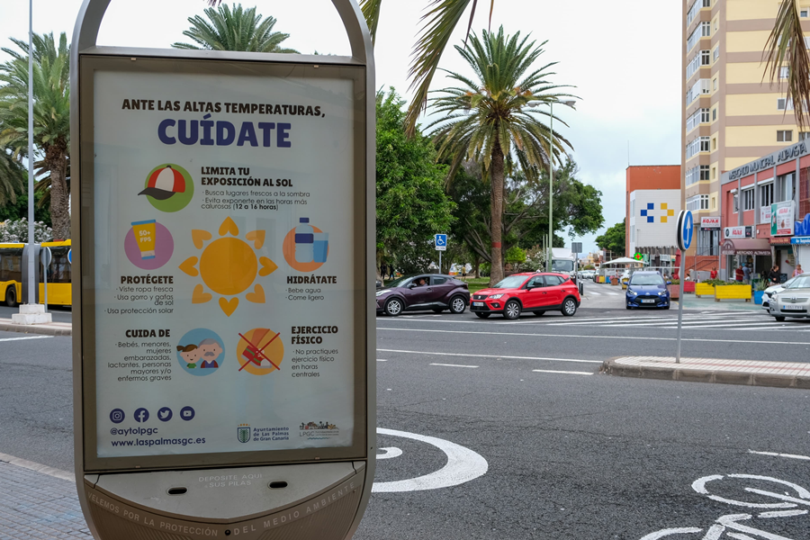 El Ayuntamiento inicia una campaña de información sobre protección contra las altas temperaturas