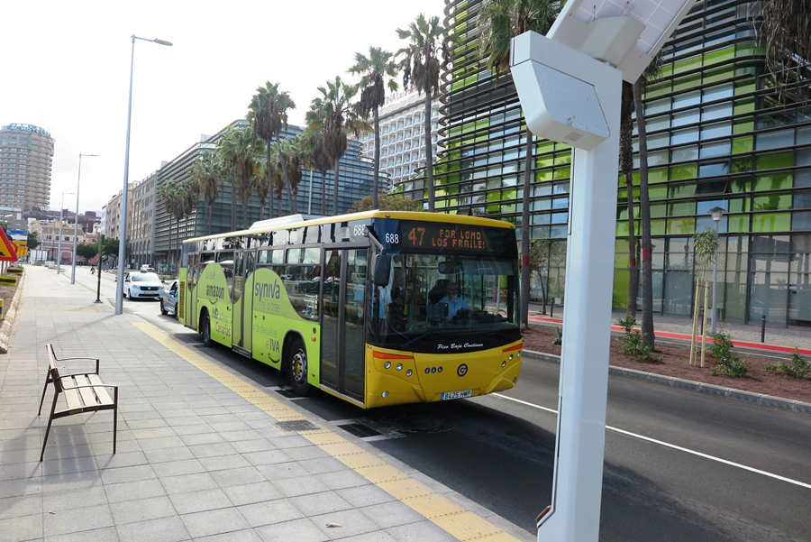 Guaguas Municipales comienza a circular por el corredor de Eduardo Benot en dirección al Parque Santa Catalina desde este martes 26