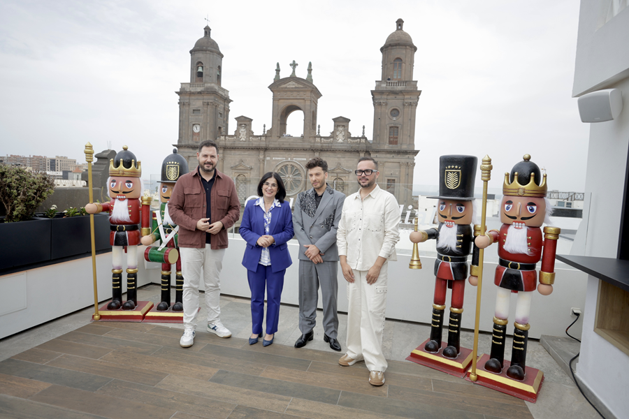 'Brilla la Navidad', Las Palmas de Gran Canaria estrena su decoración navideña con un gran espectáculo