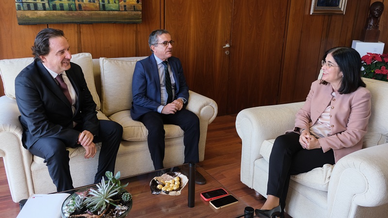 Reunión Darias - Colegio de Registradores de Canarias (Rafael Robledo y Francisco Gómez)