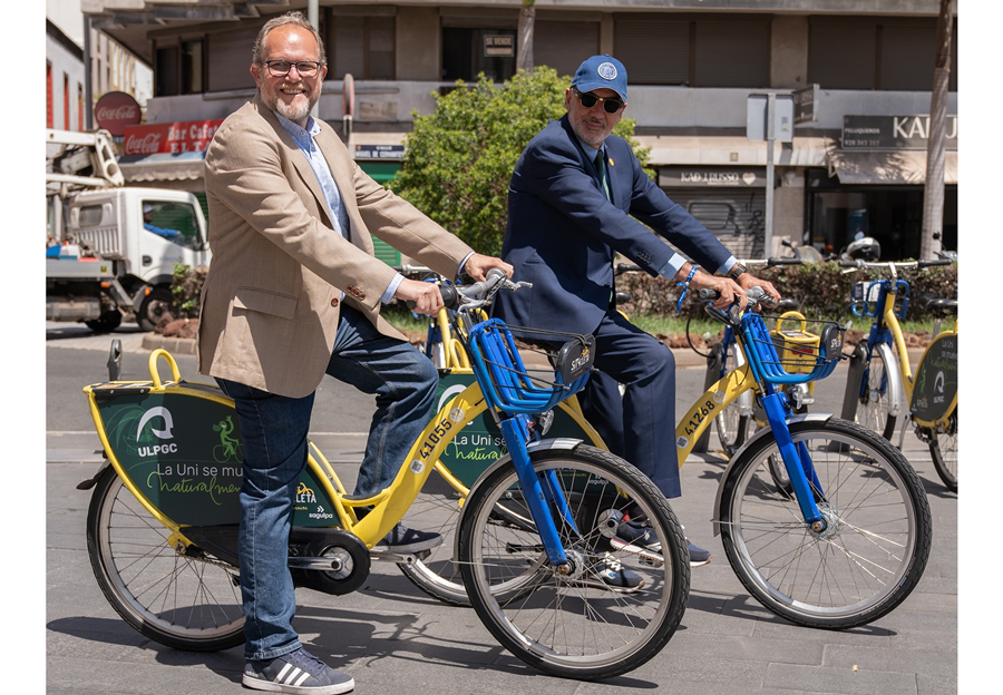 Sagulpa y la ULPGC impulsan la movilidad sostenible y animan a la comunidad universitaria a usar la Sítycleta