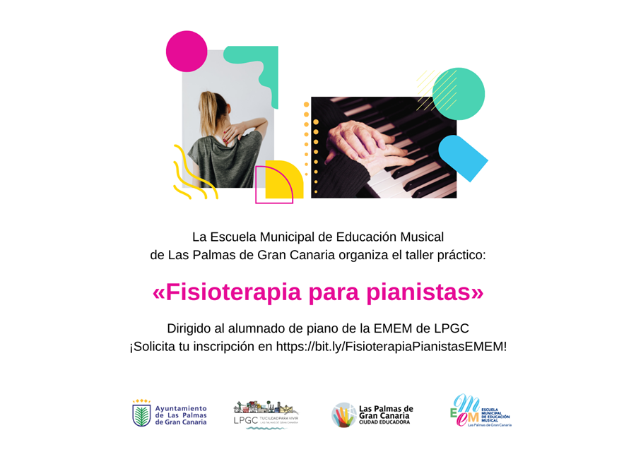 La Escuela Municipal de Música ofrece talleres de fisioterapia para pianistas