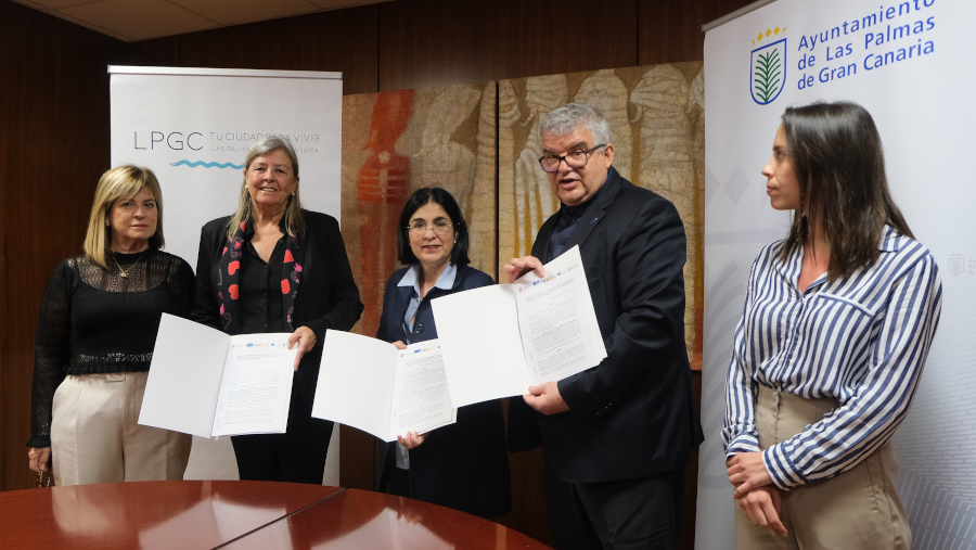 El Ayuntamiento, Emalsa y Plocan firman un acuerdo para crear un centro líder de investigación del hidrógeno verde en Piedra Santa