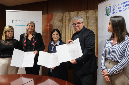 El Ayuntamiento, Emalsa y Plocan firman un acuerdo para crear un centro líder de investigación del hidrógeno verde en Piedra Santa