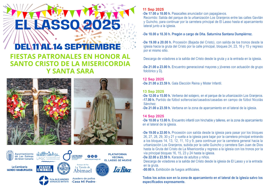El barrio de El Lasso inicia sus fiestas con el pregón de la concejala del Distrito Vegueta, Cono Sur y Tafira