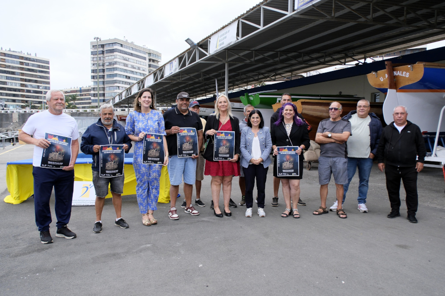 Darias presenta el Concurso de Vela Latina Canaria de las Fiestas Fundacionales