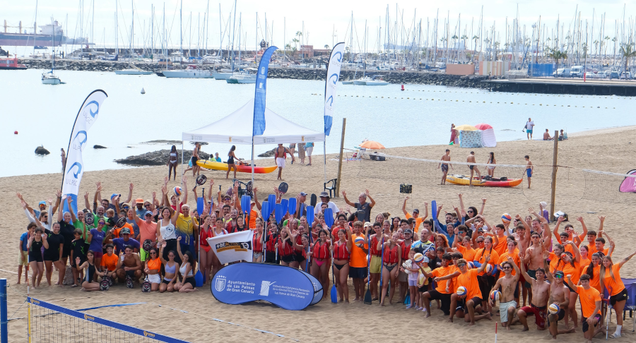 Más de 300 jóvenes participan en la Semana Europea del Deporte en Las Palmas de Gran Canaria