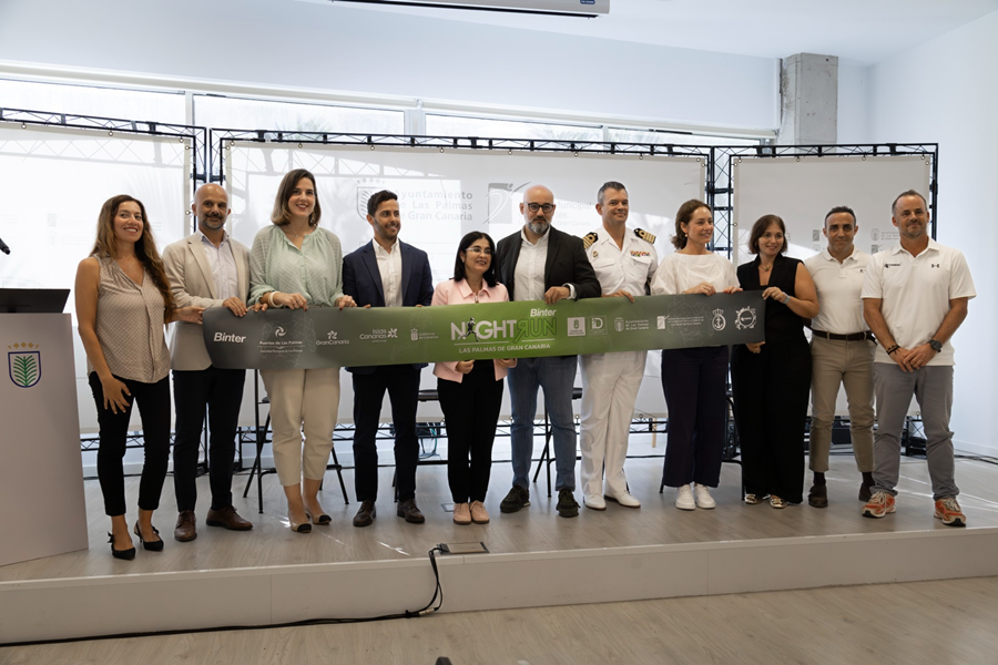 Las Palmas de Gran Canaria se prepara para la celebración de la Binter NightRun 2025