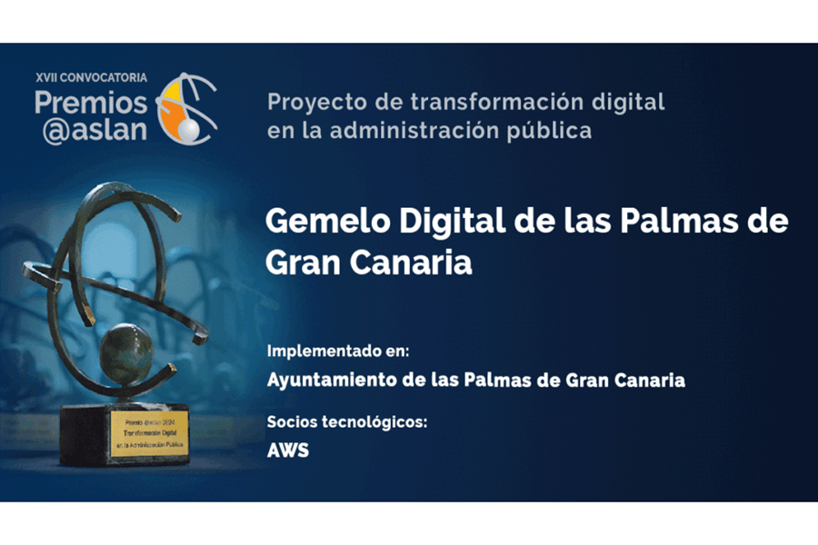 El Ayuntamiento, finalista de los premios @aslan como ejemplo de ciudad inteligente al servicio de la ciudadanía