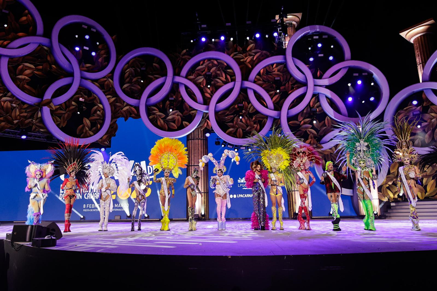 «Los Juegos Olímpicos» ya conocen a los 15 finalistas que competirán por el título de Drag Queen del Carnaval